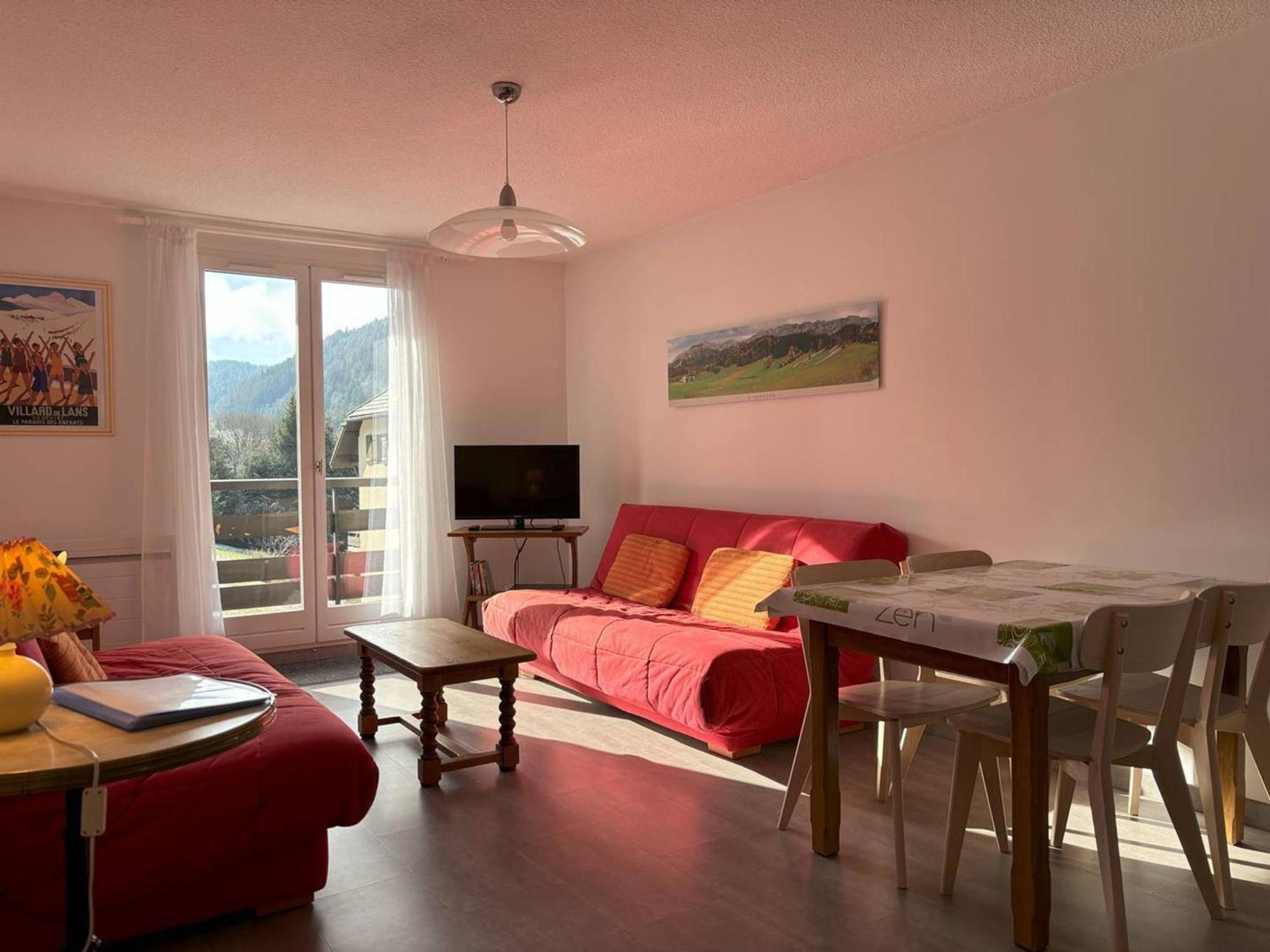 Appartement Cosy, Balcon Sud, 2 Chambres, Parking Gratuit A 10 Min Du Centre Et Proche Ski ! - Fr-1-548-4 Villard-de-Lans Exteriör bild